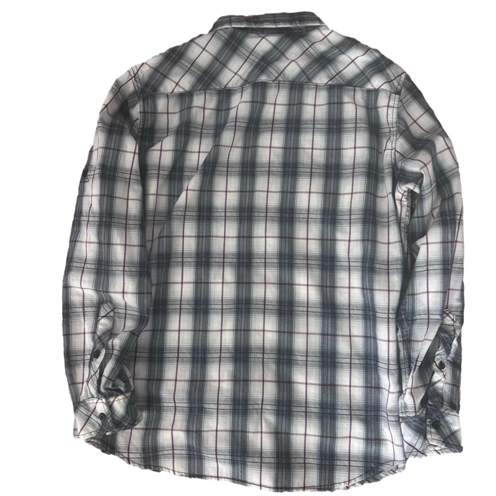 helix men’s Button Up Shirt – Plaid – XL - Picture 2 of 4
